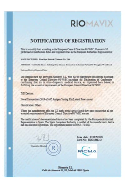 Holista Test-Kit Certificates Comprehensive Covid Care by Holista Colltech